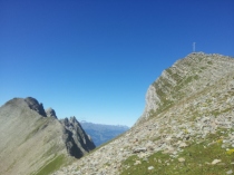 Am Aufstieg zum Schwarzhorn/ Hintere Grauspitze...